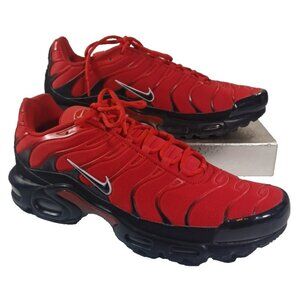 Nike Air Max Plus TN Mens Sz 14 University Red/Black-White Sneakers 852630-603